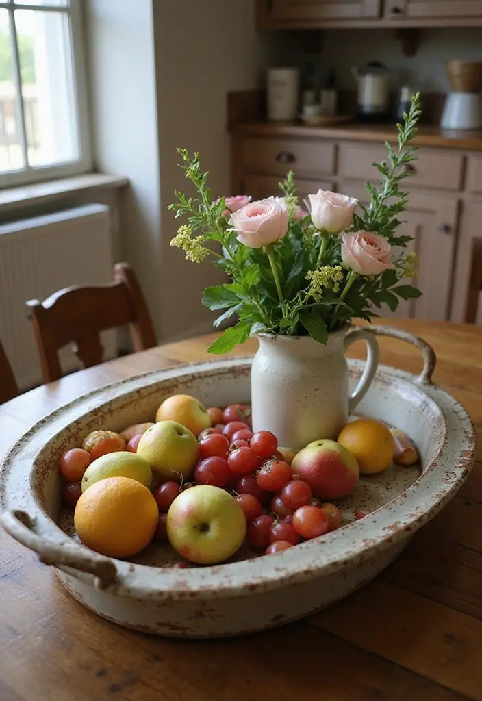 28 Vintage Metal Kitchen Decor Ideas With Old-School Charm - 5. Vintage Serving Trays