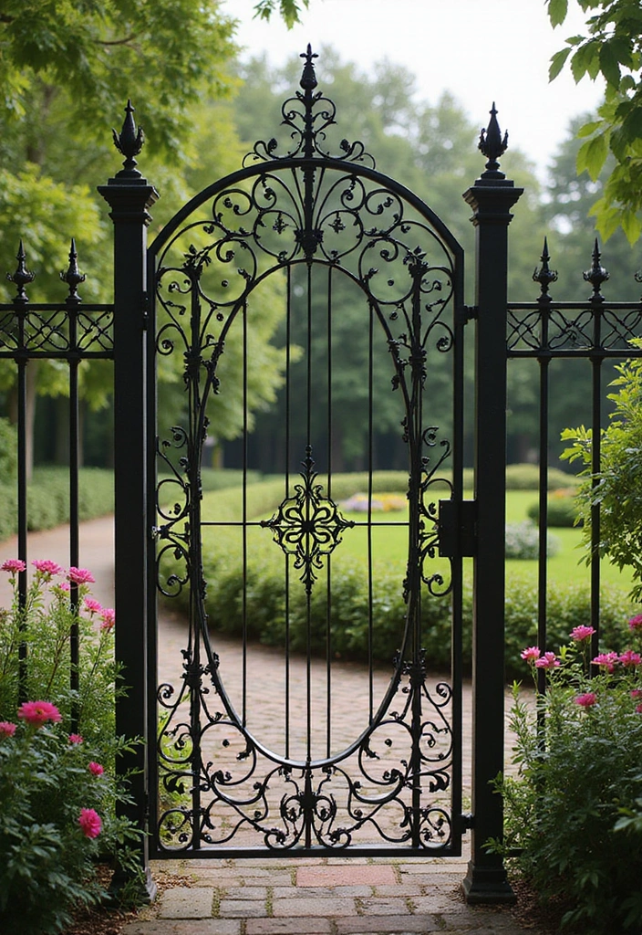 29 Exterior Wall Decor Ideas Using Metal Art 30 29 Exterior Wall Decor Ideas Using Metal Art - 10. Metal Artistic Fences
