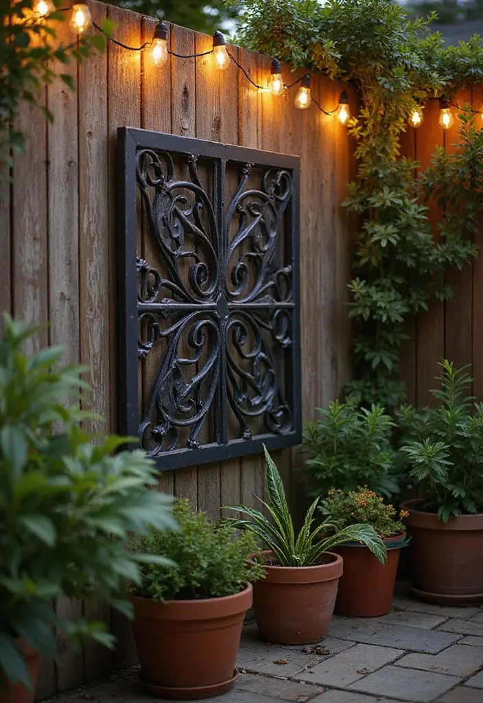29 Exterior Wall Decor Ideas Using Metal Art 31 29 Exterior Wall Decor Ideas Using Metal Art - 11. Decorative Metal Wall Grilles