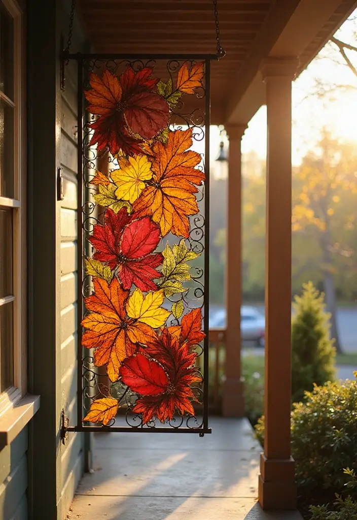 29 Exterior Wall Decor Ideas Using Metal Art 42 29 Exterior Wall Decor Ideas Using Metal Art - 16. Metal Art Banners