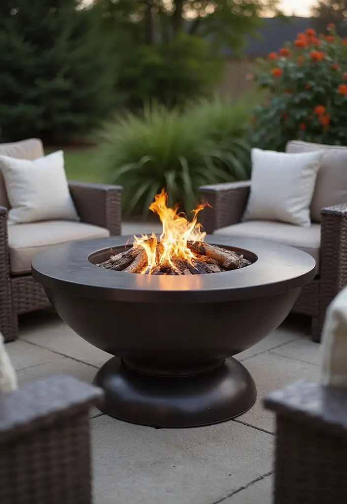 29 Exterior Wall Decor Ideas Using Metal Art 49 29 Exterior Wall Decor Ideas Using Metal Art - 17. Decorative Metal Fire Pits