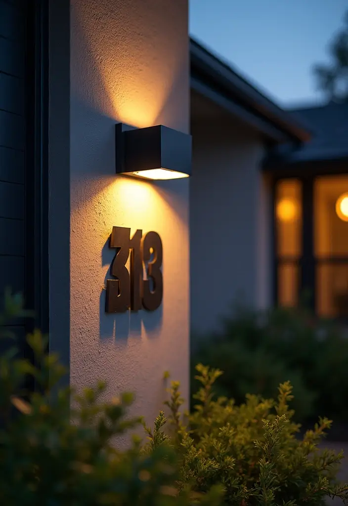 29 Exterior Wall Decor Ideas Using Metal Art 95 29 Exterior Wall Decor Ideas Using Metal Art - 25. Custom Metal House Numbers