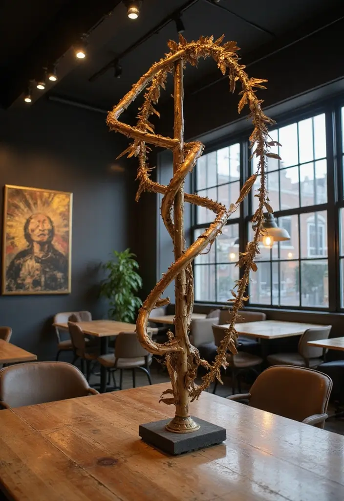 29 Home Decor Ideas With Metal Sculptures That Impress 24. Timeless Metal Kinetic Sculptures 20251013 164426