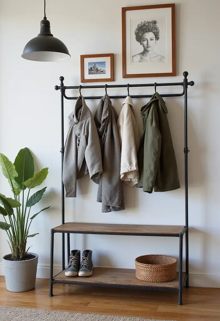 29 Home Decor Ideas With Metal Sculptures That Impress 6. Functional Metal Accents 20251013 164324