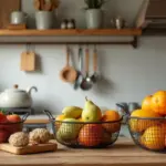 29 Metal Basket Decor Ideas For A Beautiful Kitchen