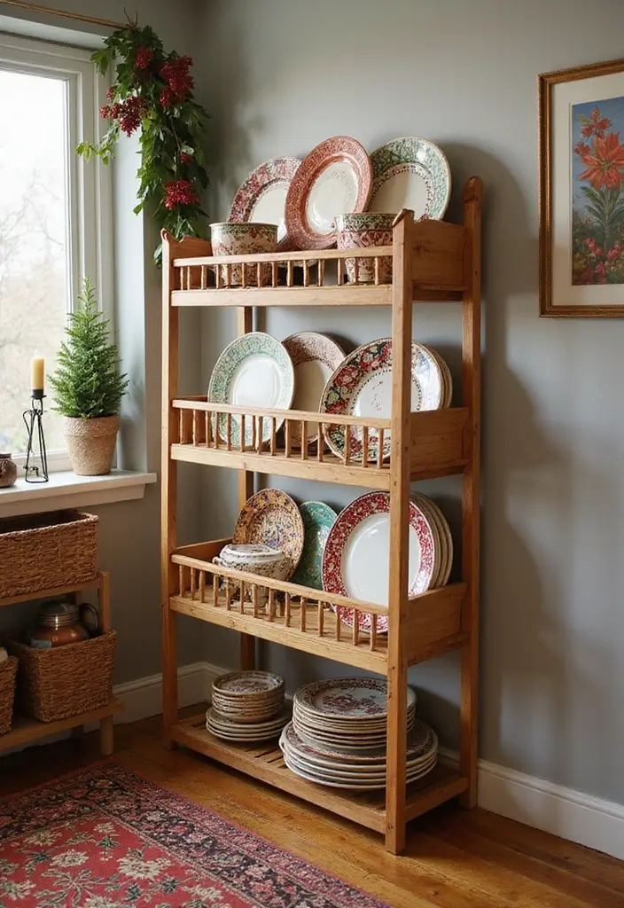 29 Metal Plate Rack Ideas For Functional Wall Decor 14 29 Metal Plate Rack Ideas For Functional Wall Decor - 12. Folding Plate Rack