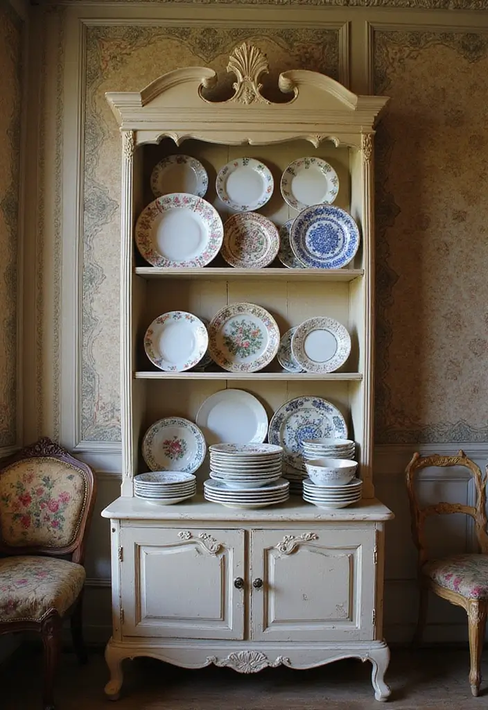 29 Metal Plate Rack Ideas For Functional Wall Decor 11 29 Metal Plate Rack Ideas For Functional Wall Decor - 9. Vintage French Plate Rack