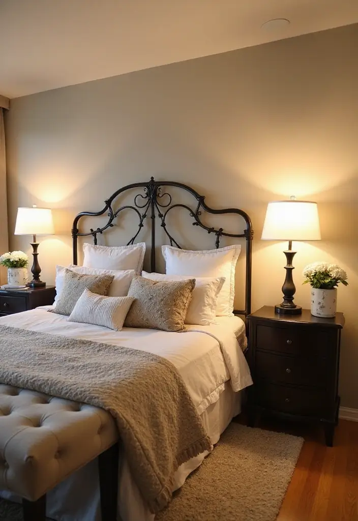 29 Metal Scroll Wall Decor Ideas With Timeless Appeal 22. Metal Scroll Headboards 20251013 164131