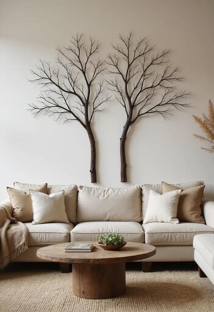29 Metal Scroll Wall Decor Ideas With Timeless Appeal 27. Artistic Metal Wall Trees 20251013 164150