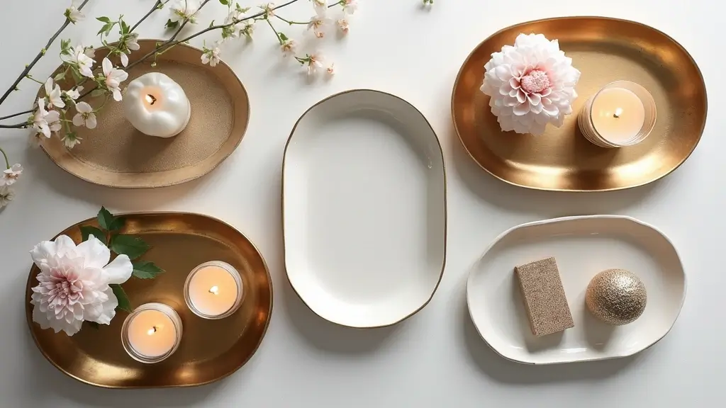 29 Oval Metal Tray Decor Ideas That Feel Luxurious