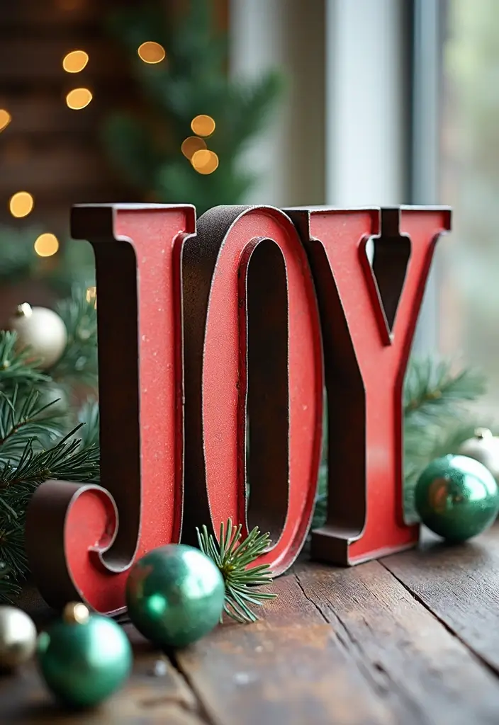 29 Vintage Metal Letter Decor Ideas That Tell A Story 10. Vintage Letters for Seasonal Decor 20251013 164015