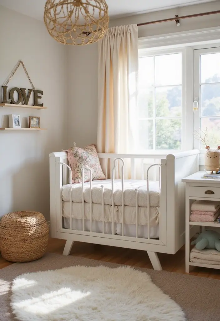 29 Vintage Metal Letter Decor Ideas That Tell A Story 18. Vintage Letters in a Nursery 20251013 164043