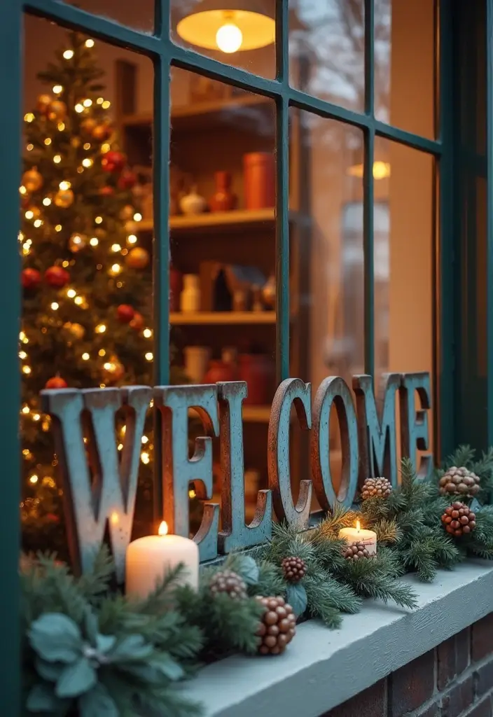 29 Vintage Metal Letter Decor Ideas That Tell A Story 26. Vintage Letters on Windows 20251013 164109