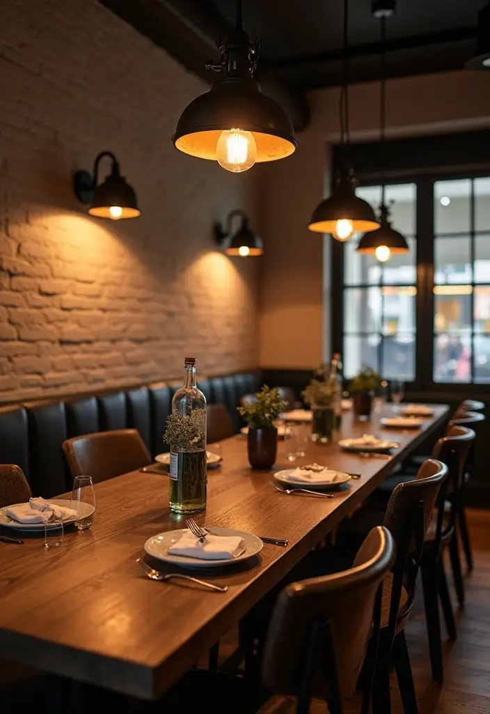 30+ Home Decor Inspirations With Metal Accents - 1. Industrial Style Lighting Fixtures