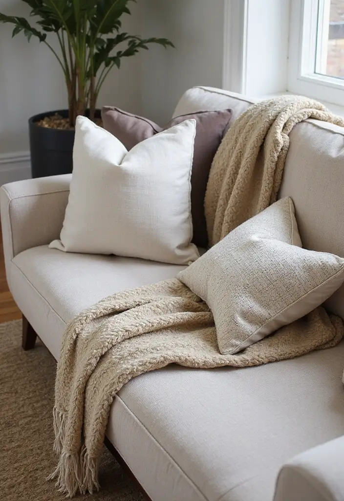 30+ Home Decor Inspirations With Metal Accents - 13. Metal Accented Textiles