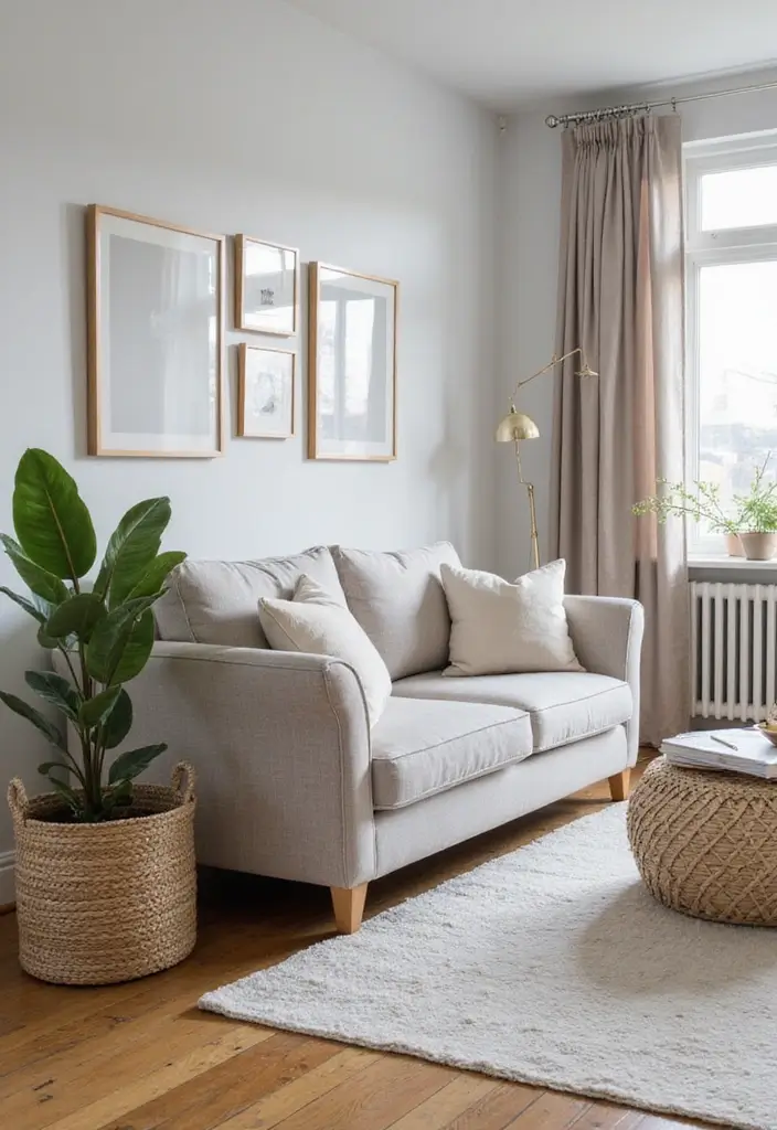 30+ Home Decor Inspirations With Metal Accents - 14. Metal Baskets