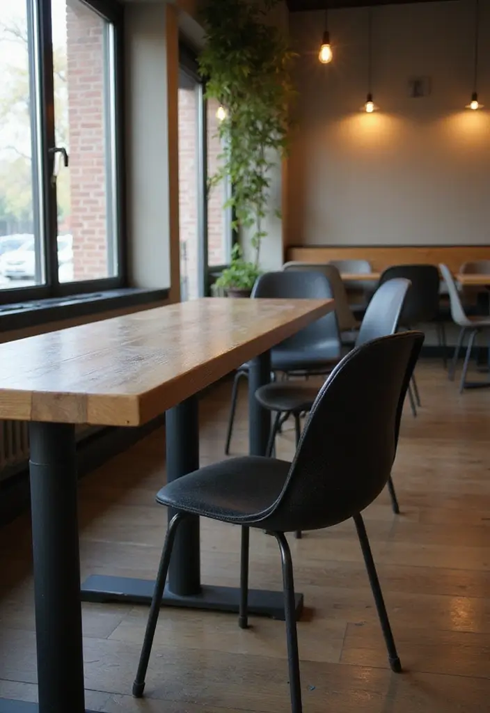 30+ Home Decor Inspirations With Metal Accents - 25. Metal Chair Accents