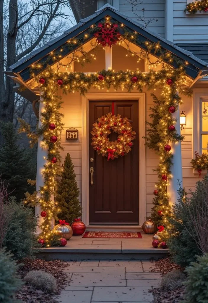 30+ Home Decor Inspirations With Metal Accents - 29. Metal Seasonal Decor