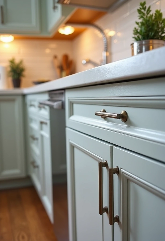 30+ Home Decor Inspirations With Metal Accents - 6. Metal Hardware and Fixtures