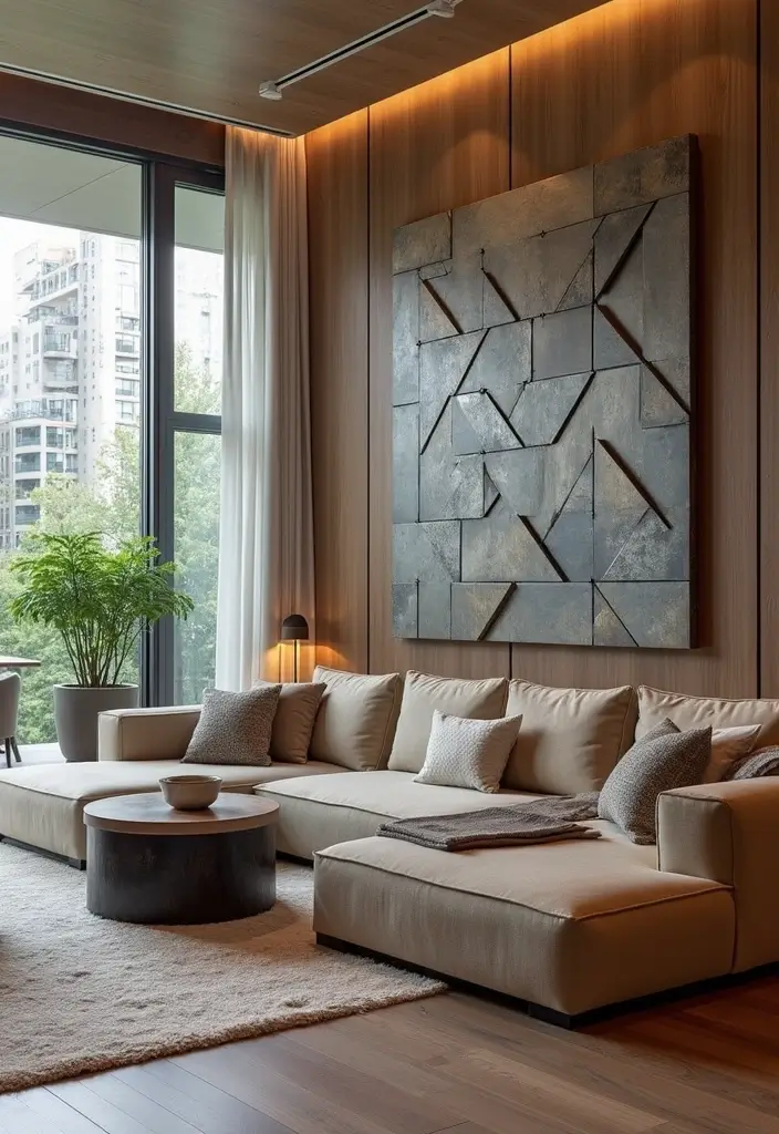 30 Home Decor Metal Panel Inspirations Youll Love 20. Unique Metal Accent Walls 20251013 164415