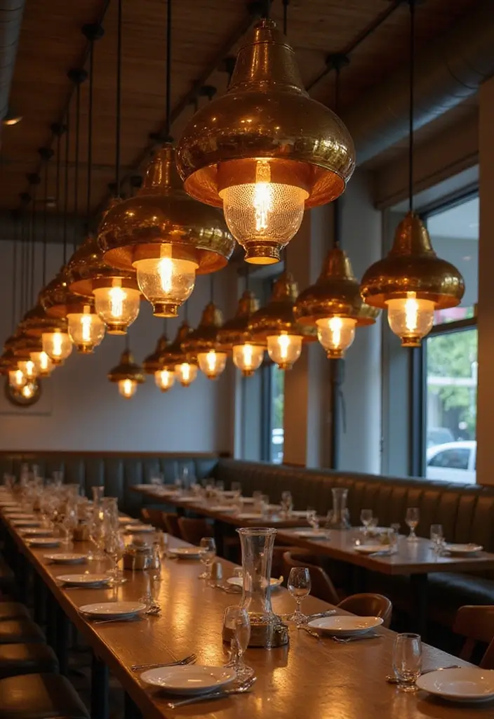 30 Home Decor Metal Panel Inspirations Youll Love 21. Layered Lighting with Metal Fixtures 20251013 164418