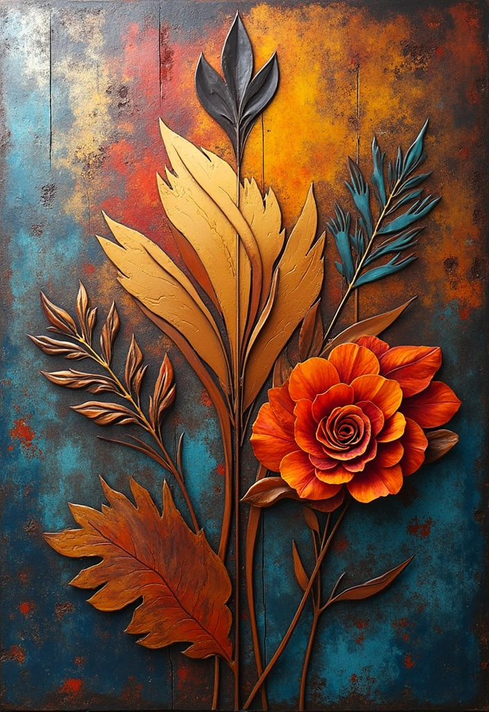 30 Home Decor Metal Panel Inspirations Youll Love 26. Modern Metal Art Panels 20251013 164436