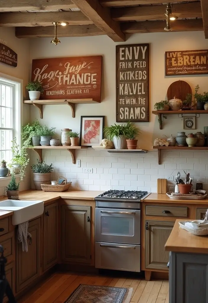 30 Home Decor Metal Panel Inspirations Youll Love 28. Rustic Metal Signs 20251013 164442