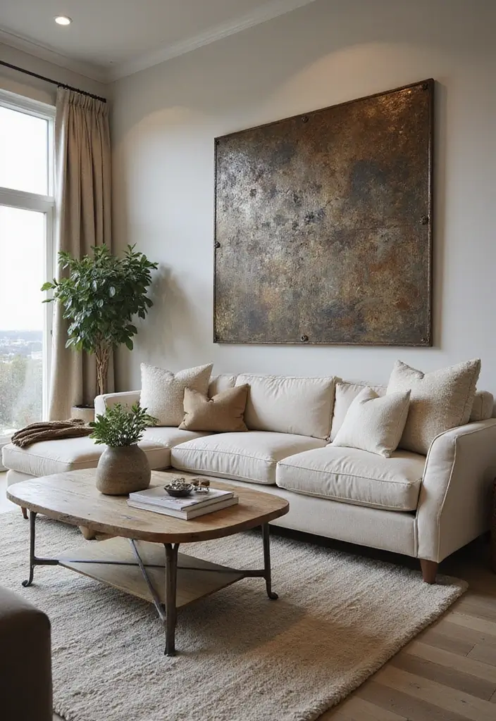 30 Home Decor Metal Panel Inspirations Youll Love 7. Statement Pieces Large Scale Metal Panels 20251013 164330