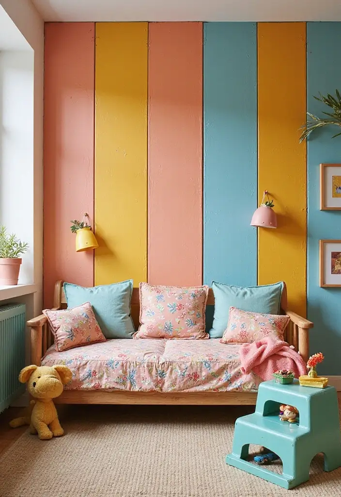 30 Home Decor Metal Panel Inspirations Youll Love 9. Color Pop with Painted Metal Panels 20251013 164336