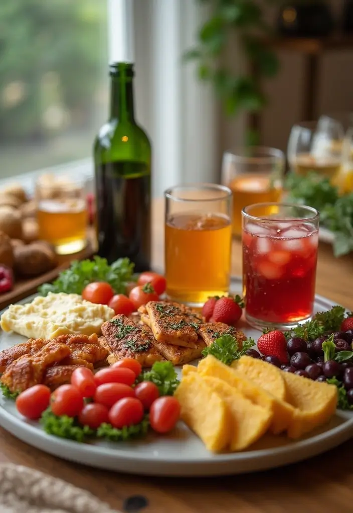 30 Metal Tray Decor Ideas For Tables And Counters 11. Entertaining Essentials Tray