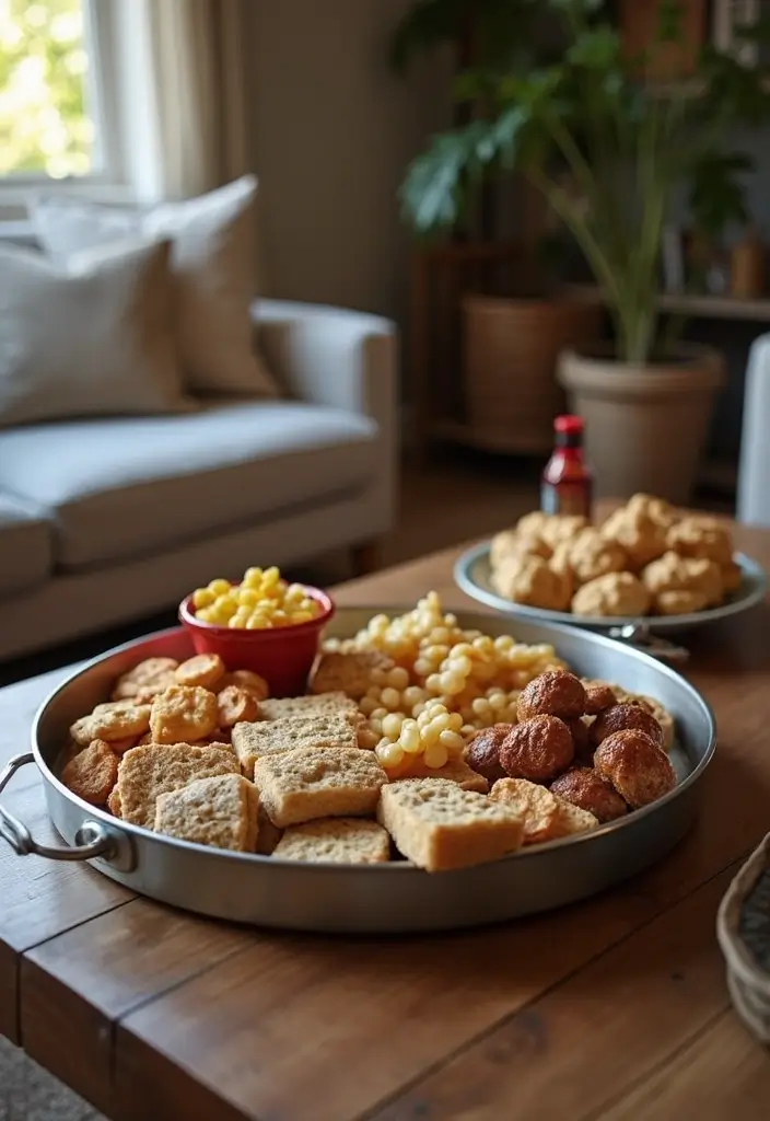 30 Round Metal Tray Decor Ideas For Centerpieces 69 30 Round Metal Tray Decor Ideas For Centerpieces - 21. Game Night Organizer
