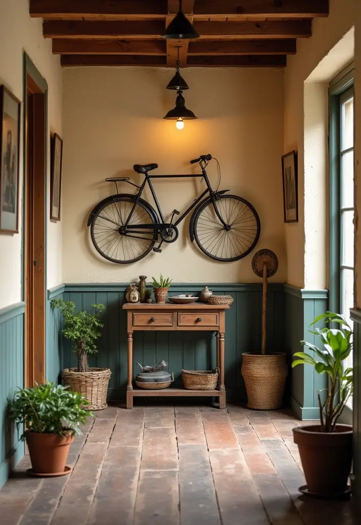 30+ Vintage Metal Wall Decor Ideas That Feel Authentic - 10. Vintage Bicycle Wall Art