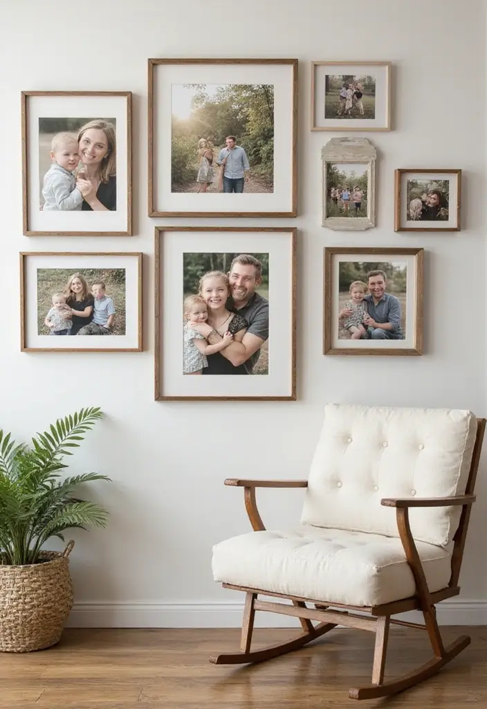 30+ Vintage Metal Wall Decor Ideas That Feel Authentic - 20. Metal Photo Frames