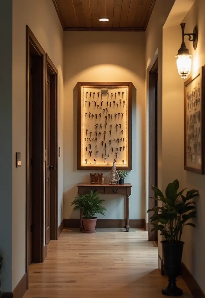 30+ Vintage Metal Wall Decor Ideas That Feel Authentic - 26. Vintage Keys Display