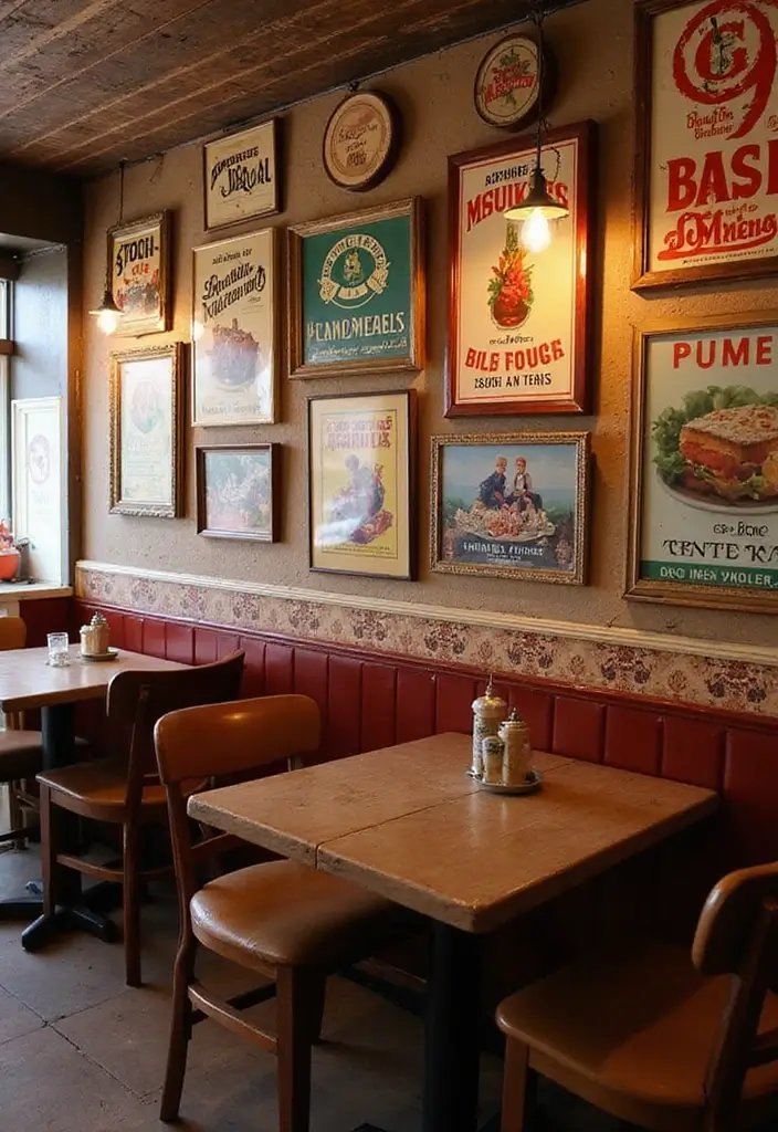 30+ Vintage Metal Wall Decor Ideas That Feel Authentic - 6. Vintage Advertising Signs